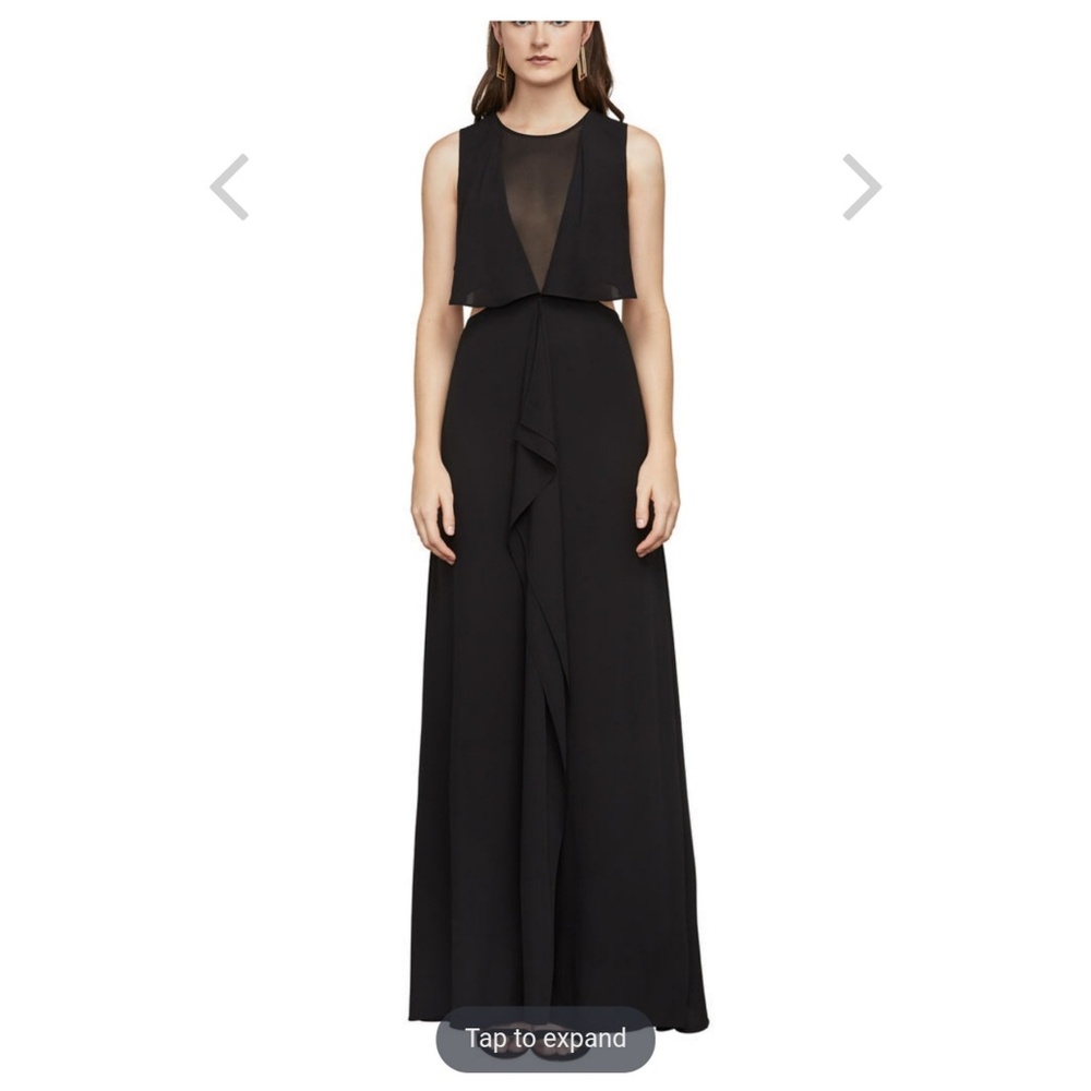 BCBGMaxAzria Fiona open back gown